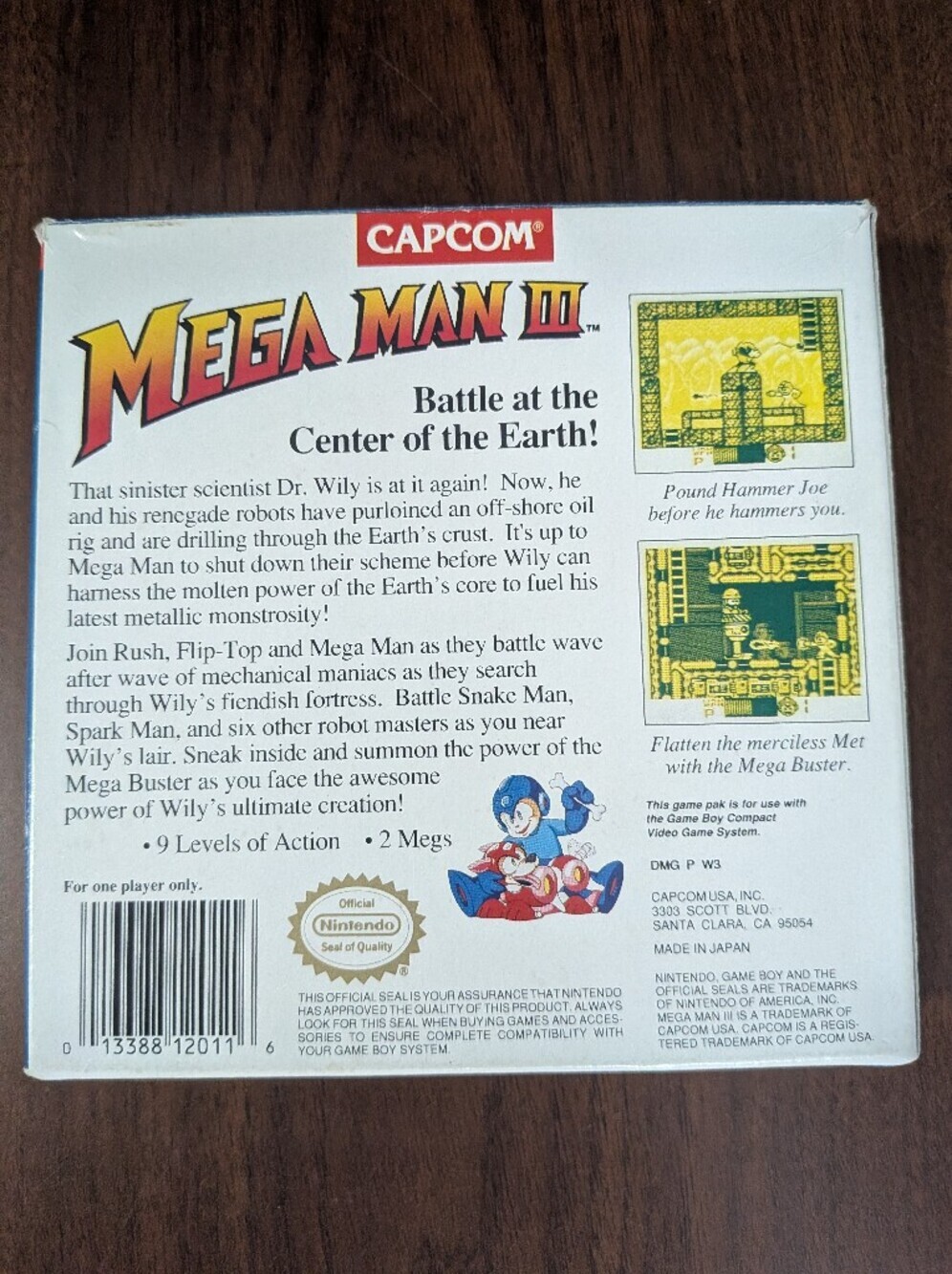 Mega Man III For Gameboy - Picture 2 of 6
